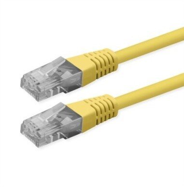 Roline Kabel krosowy ROLINE UTP, kat. 6 klasa E, PoE, żółty, 5 m