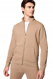 Bluza Męska Bawełniana Beżowa Rozpinana Bez Kaptura Próchnik PM14 L - Bluzy męskie - miniaturka - grafika 1