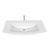 Umywalki - NEW TRENDY PROMOCJA W090100-U Umywalka meblowo-wisząca PLUS 90cm 90x51x5 - miniaturka - grafika 1