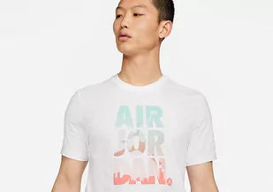 Nike Air Jordan Jumpman Classics Graphic Crew Tee White - Koszulki męskie - miniaturka - grafika 1