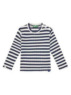 United Colors Of Benetton Bluzka 33LQG10J7 Granatowy Regular Fit - Bluzki damskie - miniaturka - grafika 1