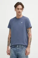 Koszulki męskie - G-Star Raw t-shirt męski kolor granatowy gładki - miniaturka - grafika 1