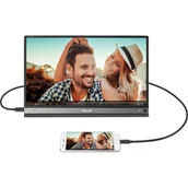 Monitory - Asus ZenScreen Go MB16AP 15,6" czarny (90LM0381-B02170) - miniaturka - grafika 1