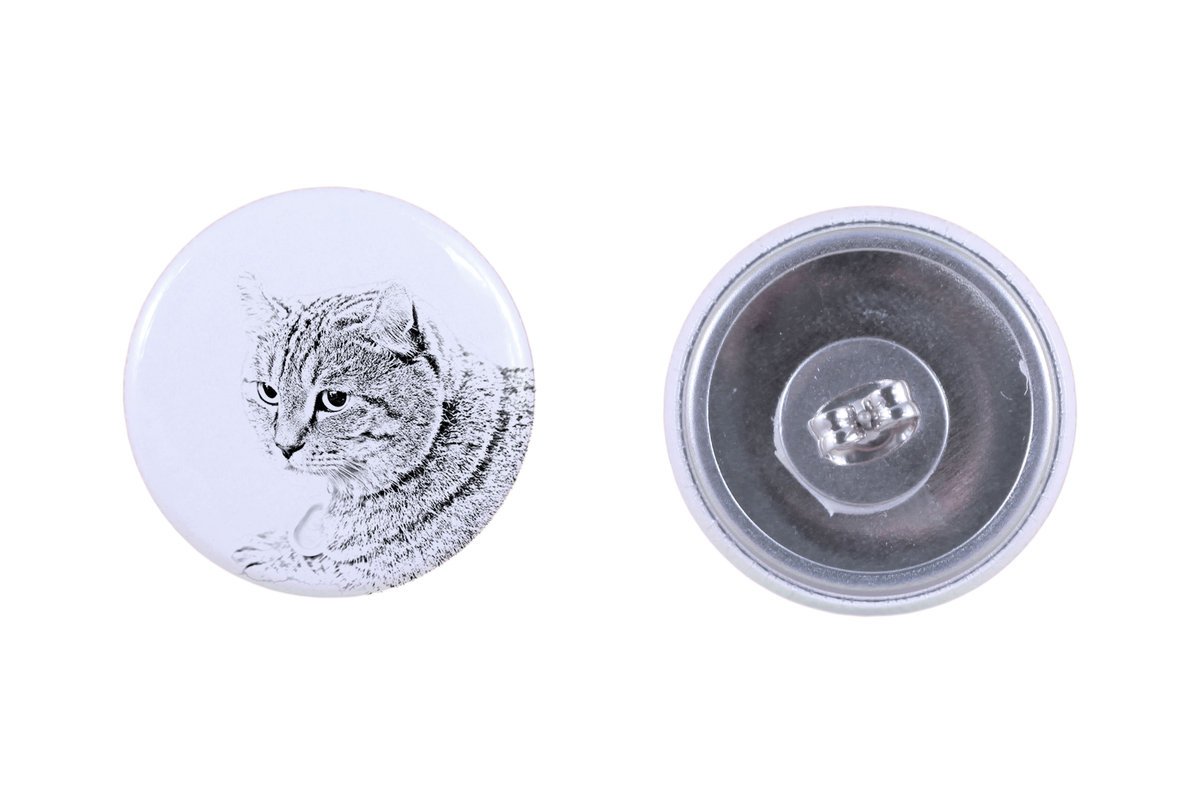 Ryś górski - kolczyki z ukochanym kotem, własne foto, idealny gadżet dla miłośników kotów marki Art.-Dog
