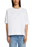 Koszulki i topy damskie - ESPRIT Collection Damska koszulka 063EO1K305, 100/biała, XXL, 100 / biały, XXL - miniaturka - grafika 1