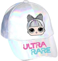 Dziewczęce połyskująca czapka z daszkiem na lato LOL Surprise - Czapki dla dzieci - miniaturka - grafika 1