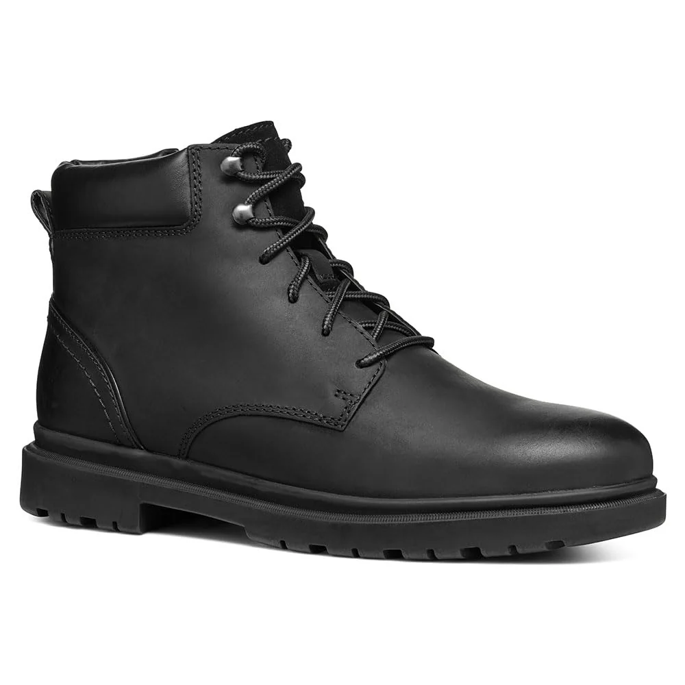 Geox Męskie buty U Andalo C Ankle Boot, czarny, 43 EU