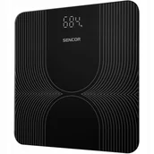 Wagi łazienkowe - Waga Łazienkowa Sencor Sbs 2476BK Czytelny Wyświetlacz do 180kg Czarna - miniaturka - grafika 1