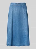 Spódnice - Spódnica jeansowa o linii A z czystej bawełny - miniaturka - grafika 1