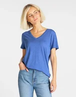 Koszulki i topy damskie - Damska koszulka t-shirt Lee V NECK TEE S - miniaturka - grafika 1