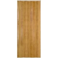 Drzwi wewnętrzne - Drzwi harmonijkowe st2 81 x 201,5 cm jasny dąb - miniaturka - grafika 1