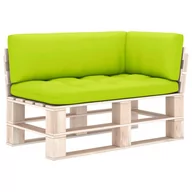 Poduszki ogrodowe - vidaXL Poduszki na sofę z palet 3 szt. jasnozielone 314668 - miniaturka - grafika 1