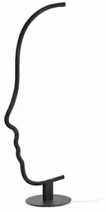 Lampa podłogowa Face Floor JL0018 twarz LED 35W czarna - Lampy stojące - miniaturka - grafika 1