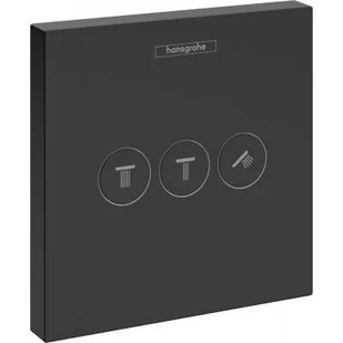 Hansgrohe ShowerSelect zawór odcinający podtynkowy czarny mat 15764670 - Akcesoria do armatury i ceramiki - miniaturka - grafika 1