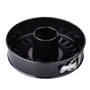 Tortownica 26 cm non-stick czarna dwa dna - Formy do ciast - miniaturka - grafika 1