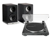 Zestawy stereo - Audio-Technica AT-LP60XBT (czarny) + Connex (czarny) - miniaturka - grafika 1