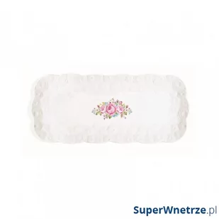 Taca porcelanowa 36x16cm Nuova R2S Jardin de Roses kod: 1259 DERO - Tace i patery - miniaturka - grafika 1