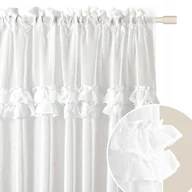 Firany - Firanka falbany 300x250 firana gotowa taśma Frilla - miniaturka - grafika 1