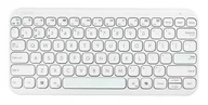 Klawiatury - ASUS Marshmallow Keyboard KW100 klawiatura Dom Bluetooth QWERTZ Niemiecki Biały 90XB0880-BKB4H0 - miniaturka - grafika 1