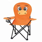 Leżaki ogrodowe - Składane krzesło kempingowe dziecięce na plażę, ogród, biwak CAPTAIN MIKE® - miniaturka - grafika 1