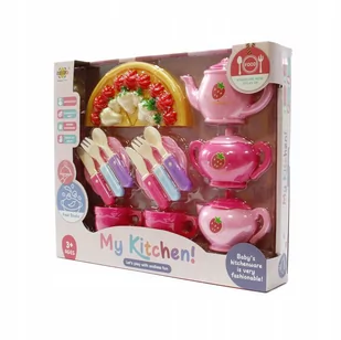 Zestaw Naczyń Akcesoria Kuchenne Sztuczne Jedzenie - Zabawy w naśladowanie dorosłych - miniaturka - grafika 1