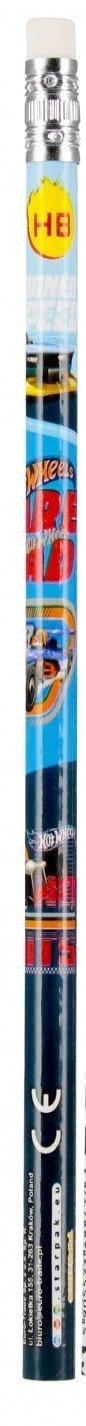 Ołówek z gumką HB Hot Wheels 48szt