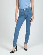 Spodnie damskie - Damskie spodnie jeansowe Wrangler HIGH RISE SKINNY W32 L30 - miniaturka - grafika 1