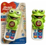 Zabawki interaktywne dla dzieci - Telefon muzyczny dla malucha żabka Trifox - miniaturka - grafika 1