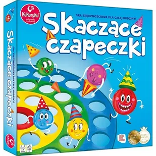 Ami Play INNE INNE Gra Skaczące czapeczki - Gry planszowe - miniaturka - grafika 1