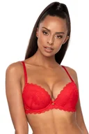 Biustonosze - Biustonosz push-up Mat 0198/11/2 Estelle czerwony - miniaturka - grafika 1