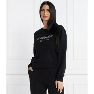 Karl Lagerfeld Bluza hotel karl | Loose fit - Bluzy damskie - miniaturka - grafika 1