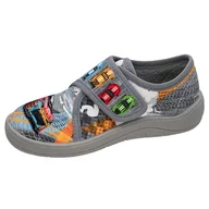 Kapcie damskie - Fischer Tim kapcie domowe, 33 EU, szary, 33 EU - miniaturka - grafika 1