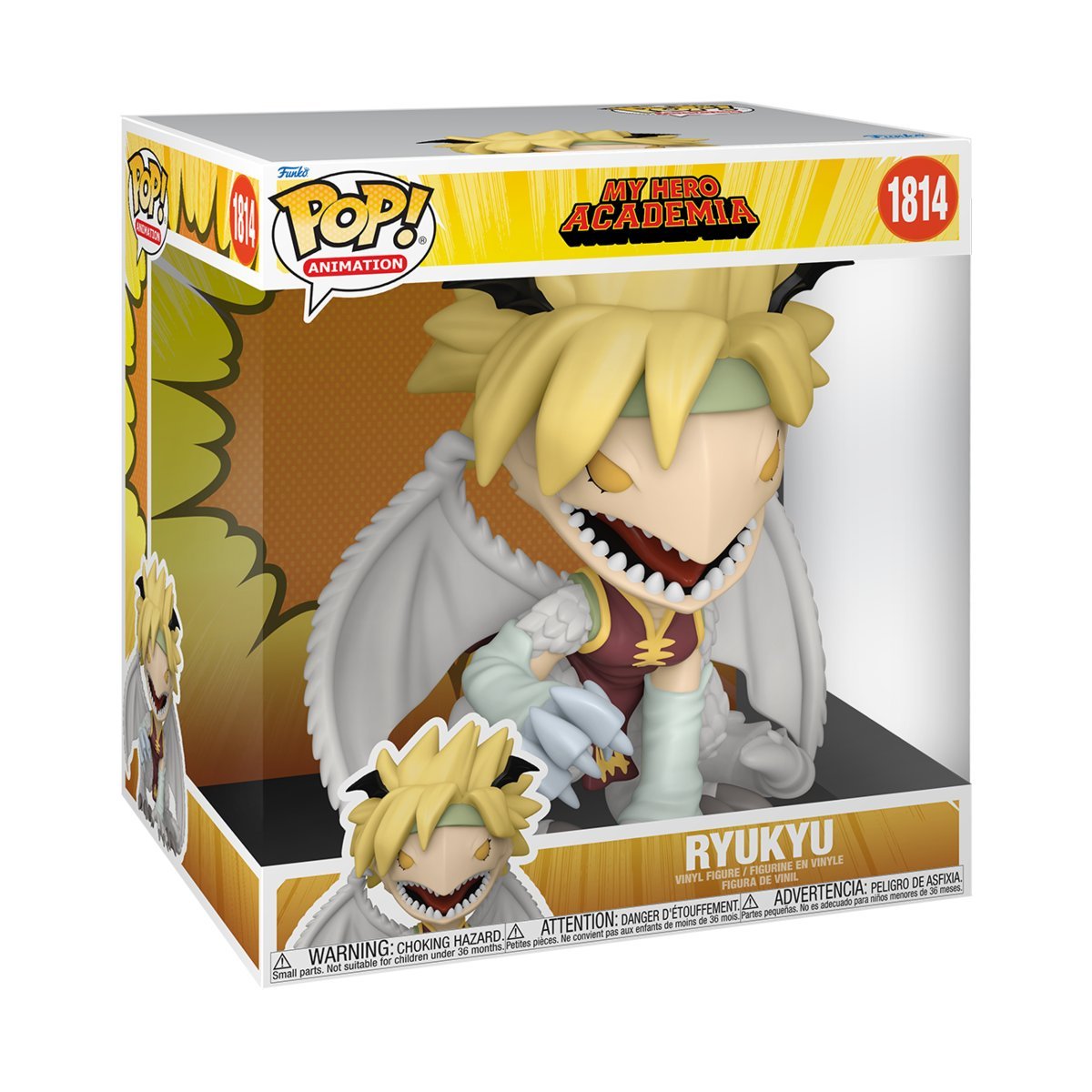 Funko POP! Jumbo,figurka kolekcjonerska,My Hero Academia Season 5,Ryukyu(Dragon)