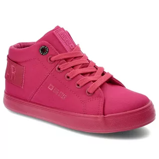 Buty dla dziewczynek - Różowe Sneakersy Big Star Wygodne Buty Dziecięce - grafika 1