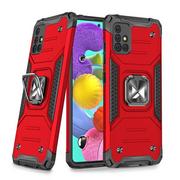 Etui i futerały do telefonów - Wozinsky Ring Armor pancerne hybrydowe etui pokrowiec + magnetyczny uchwyt Samsung Galaxy A51 5G czerwony - miniaturka - grafika 1