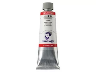 Talens Van Gogh, farba akrylowa, 40 ml, Biel tytanowa - Przybory szkolne - miniaturka - grafika 2