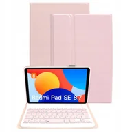 Etui do tabletów - Etui Do Xiaomi Redmi Pad Se 8.7 Case Obudowa Pokrowiec Futerał Z Klawiaturą Bluetooth Różowe - miniaturka - grafika 1
