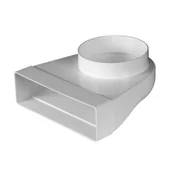 Łączniki, trójniki, kształtki - Kolano łącznikowe 90' (60x204/125) - miniaturka - grafika 1