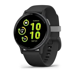 GARMIN Vivoactive 5 Czarny - Smartwatch - miniaturka - grafika 1