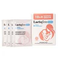 Suplementy naturalne - Lactofem Forte, smak klasyczny, 10 saszetek + 4 saszetki gratis - miniaturka - grafika 1