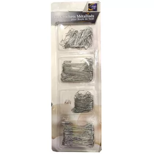 Haczyki Do Ozdób Choinkowych, Metal, 300 Szt. - Bombki - miniaturka - grafika 1