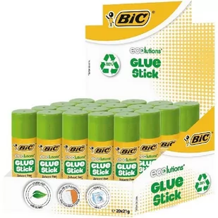 BIC KLEJ GLUE STICK ECOLUTIONS 21 G PUDEŁKO 20 SZT 892345 - Kleje biurowe - miniaturka - grafika 2