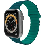Akcesoria do smartwatchy - Pasek do Apple Watch 42/44/45 mm magnetyczny zielony - miniaturka - grafika 1