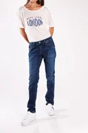 Spodnie damskie - Spodnie damskie Pepe Jeans Idoler jeansowe boyfriend-W30 - miniaturka - grafika 1