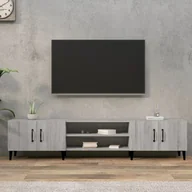Szafki RTV - vidaXL Szafka pod TV, szary dąb sonoma, 180x31,5x40 cm - miniaturka - grafika 1