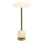 Ławy i stoliki kawowe - Metalowy okrągły stolik ø 25 cm Salo – House Nordic - miniaturka - grafika 1