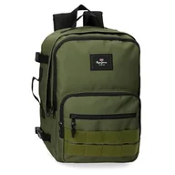 Torby na laptopy - Pepe Jeans Aris Evergreen Plecak kabinowy na laptopa 15,6" Khaki 31x44x20 cm Poliester by Joumma Bags - miniaturka - grafika 1