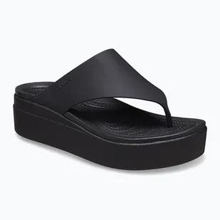 Japonki damskie Crocs Brooklyn black - Pływanie - miniaturka - grafika 1