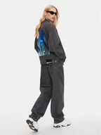 Kurtki damskie - Karl Lagerfeld Jeans Kurtka jeansowa 246J1401 Szary Relaxed Fit - miniaturka - grafika 1