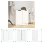 Szafki na buty - The Living Store Szafka na buty biała 59x35x70 cm Materiał drewnopochodny - miniaturka - grafika 1